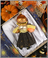 Halloween Witch ornament back view