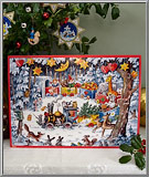 Santa's Christmas Toy Train Advent Calendar