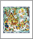 Santa Readying his Sleigh Advent Calendar