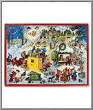 Gnomes' Christmas Post Station Advent Calendar