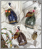 Lauscha Bells Christmas Fancy glass ornaments from the Blumchen atelier