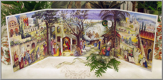 'The Story of Christmas' Tableau Advent Calendar from Germany