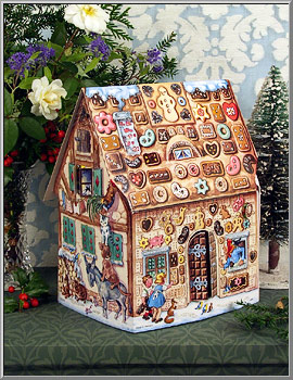 Gingerbread House 3-D Advent calendar