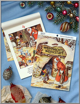 Advent Calendar Booklet 'Santa's Christmas Workshop'