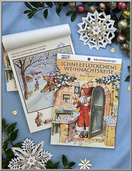 'Snowflakes Christmas Journey' Advent calendar booklet