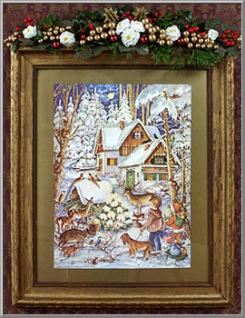 'Children in the Winter Woods' Christmas Advent calendar from Germany
