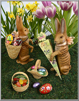 Italian Berries design gift cone boxes from Italy