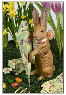 Gift cone boxes for Easter treats from Italy
