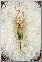 Victorian Easter Cornucopia - Rabbit with Red Egg scrap
