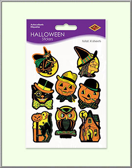 Classic American Cutouts Halloween Stickers made in USA