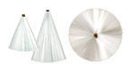 Spun Glass Bird Tails and Circle Halos