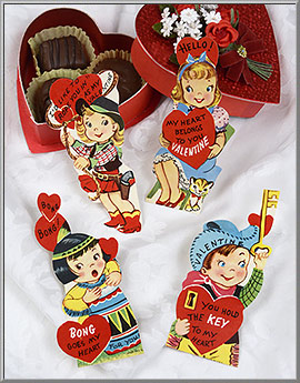 1950's Americana Kiddie Valentine Cards
