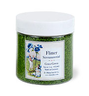 Green Grass Flitter straw flakes from Germany