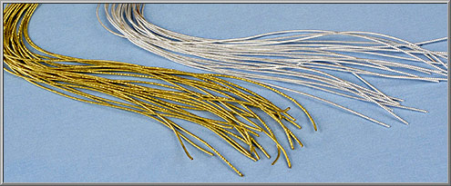 Bouillon Crinkle Wires from Germany for Antique Christmas Ornament Repair