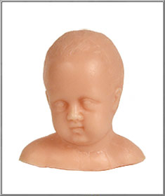 Medium Baby Doll Wax Head from Germany