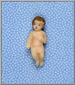 Vintage Wee Baby Jesus wax figure