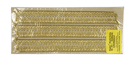 Wax Bas Relief Gold Edging Trims