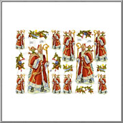 Dutch Sinterklaas scrap pictures sheet EF Germany